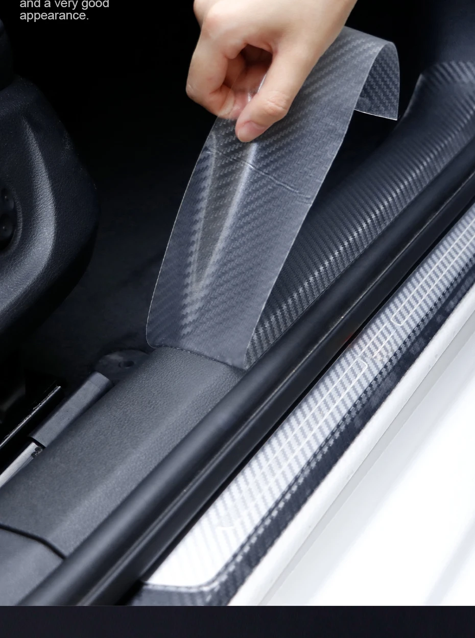 SEAMETAL Car Door Protector Sticker Transparent Nano Tape 10m Anti Collision Car Bumper Stickers Protector Films Car Accessories
