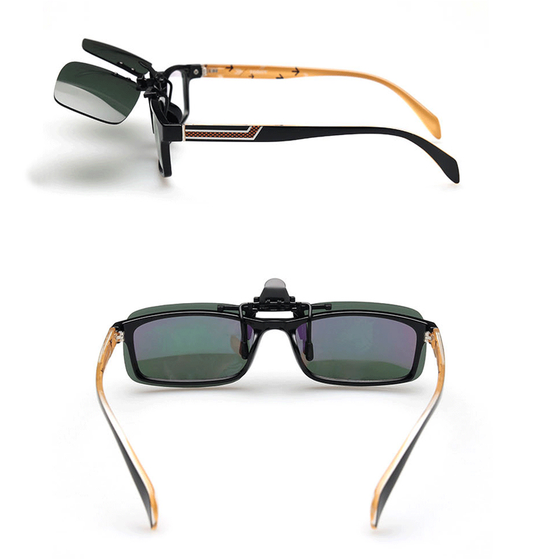 Car Night Safety Driving Glasses Clip On Sunglasses For Men Women Night Vision Glasses Anti-glare Driver Goggles Sunglasses