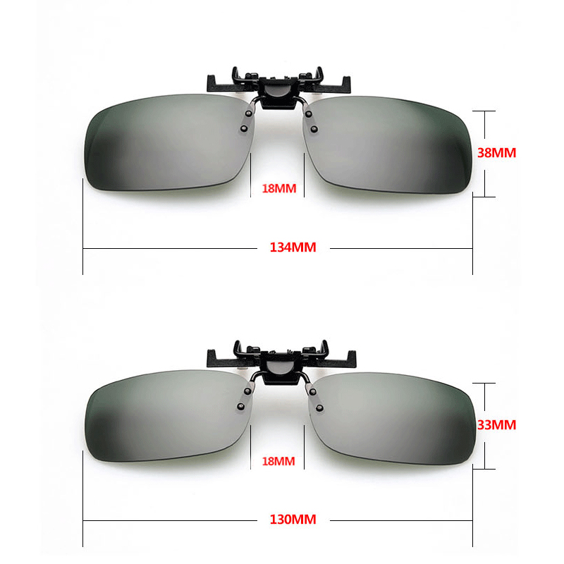 Car Night Safety Driving Glasses Clip On Sunglasses For Men Women Night Vision Glasses Anti-glare Driver Goggles Sunglasses