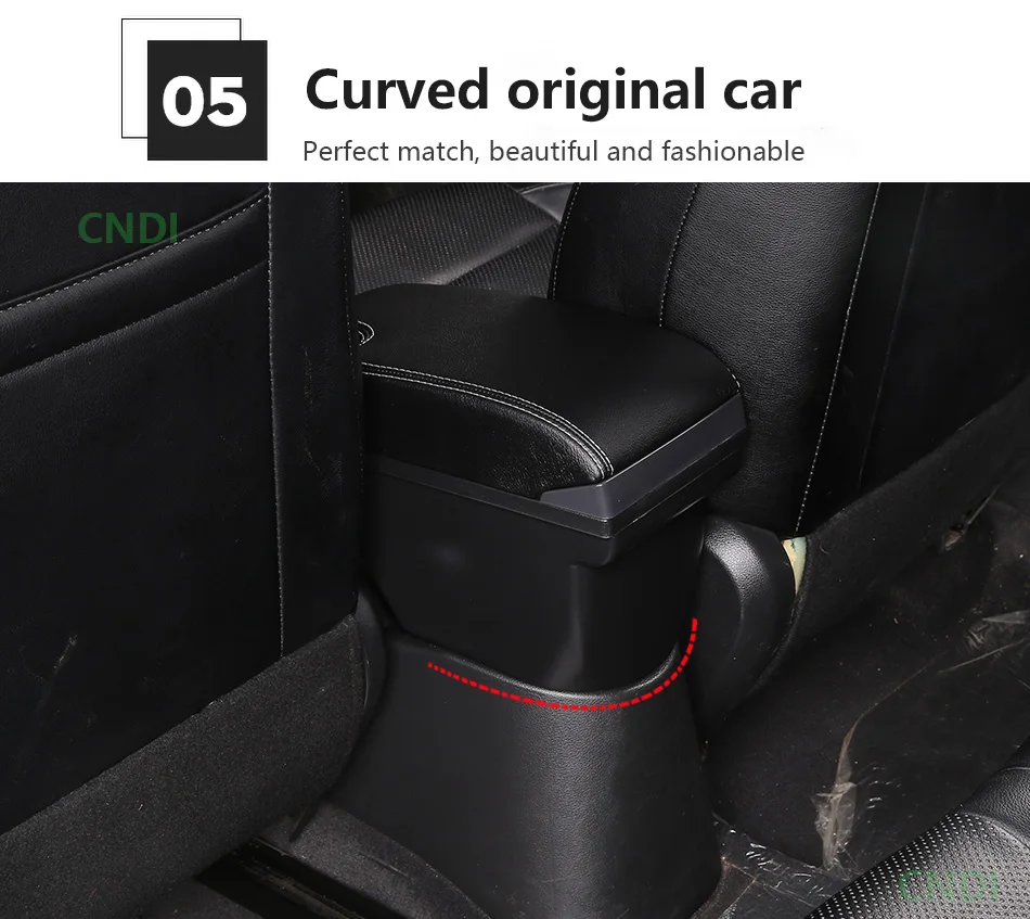 For NISSAN Juke Armrest box For Infiniti ESQ Car armrest 2010-2019 accessories interior details storage box Retrofit parts USB