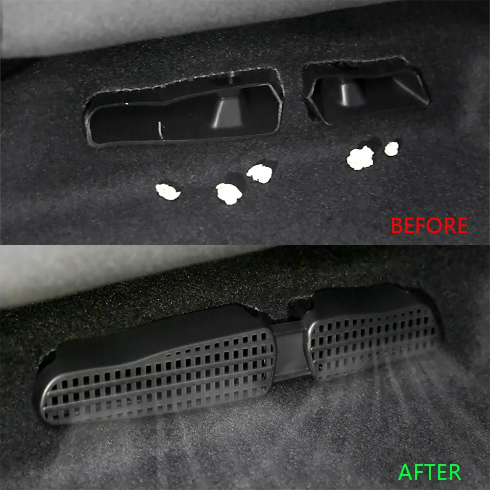 Car Rear Seat Air Outlet Cover for Audi A3 SEAT LEON MK3 for VW Golf 7 Mk7 7.5 Passat B8 2013-2020 for Skoda Octavia A7
