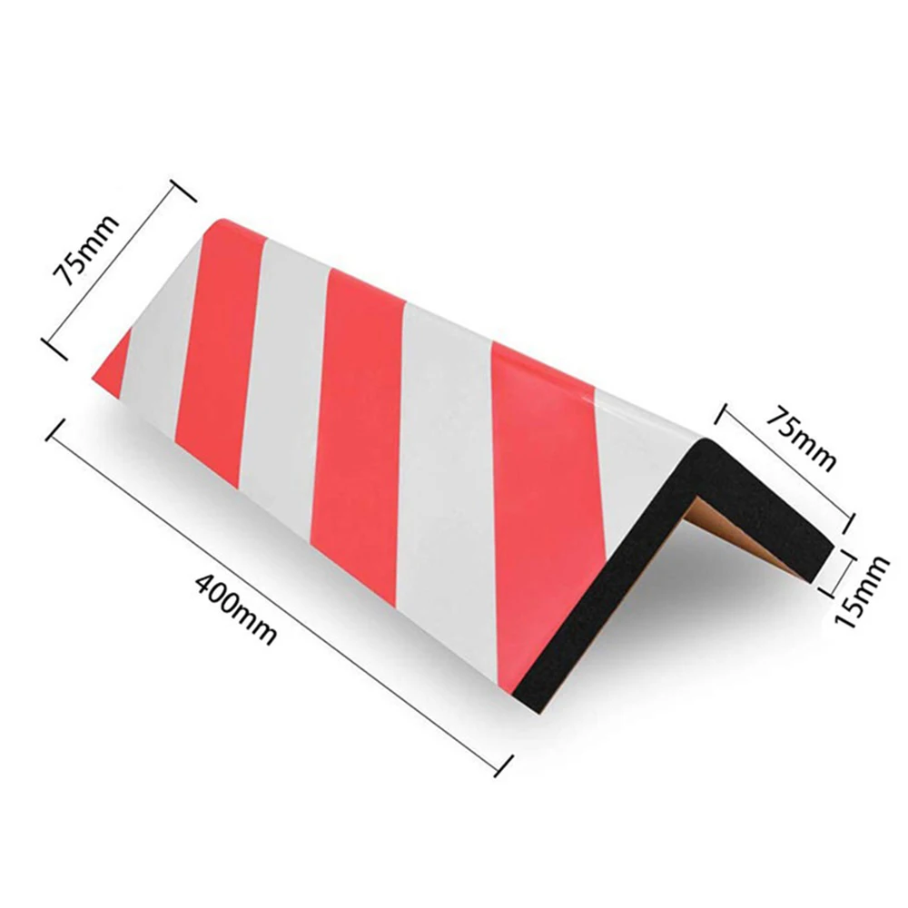 1/2PCS Car Door Bumper Protection Exterior Anti-scratch Parking Garage Protector Adhesive Warning Sign Parking Safety Garage