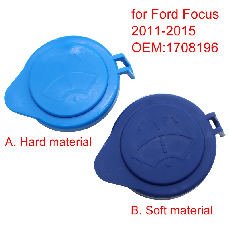 1/2pcs Car Windscreen Washer Bottle Cap Windshield Wiper Nozzle Cover 1708196 for Ford Focus 2011 2012 2015 2014 2015