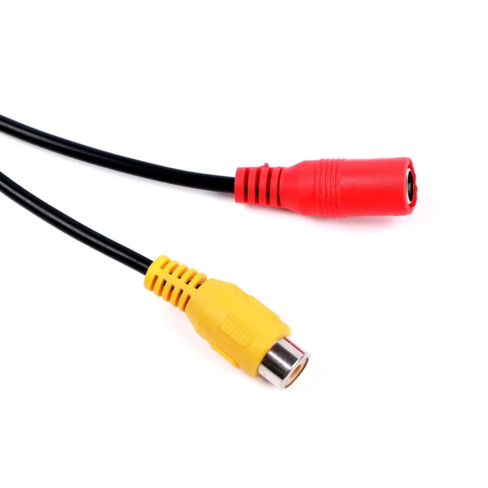 CVBS RCA 4-Pin Male To Female Connector Female Connector Wire Harness Camera Signal Harness Car Backup Camera Wire Harness