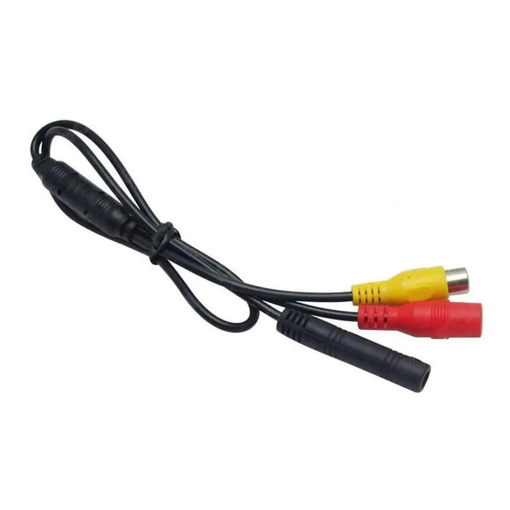 CVBS RCA 4-Pin Male To Female Connector Female Connector Wire Harness Camera Signal Harness Car Backup Camera Wire Harness