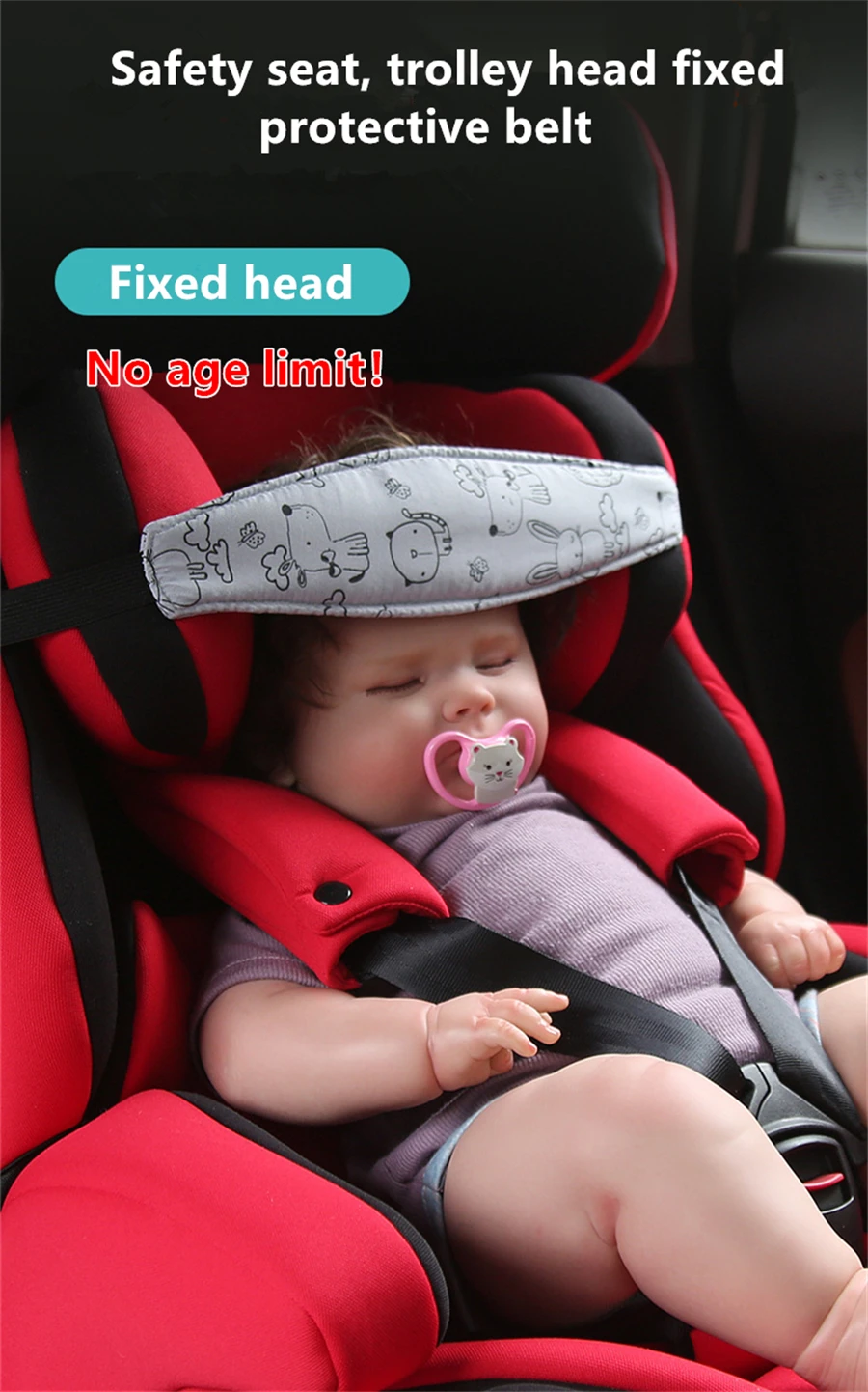 Baby Car Seat Head Support Children Fastening Belt Adjustable Boy Girl Sleep Positioner Baby Saftey Pillow Infant Head Protector
