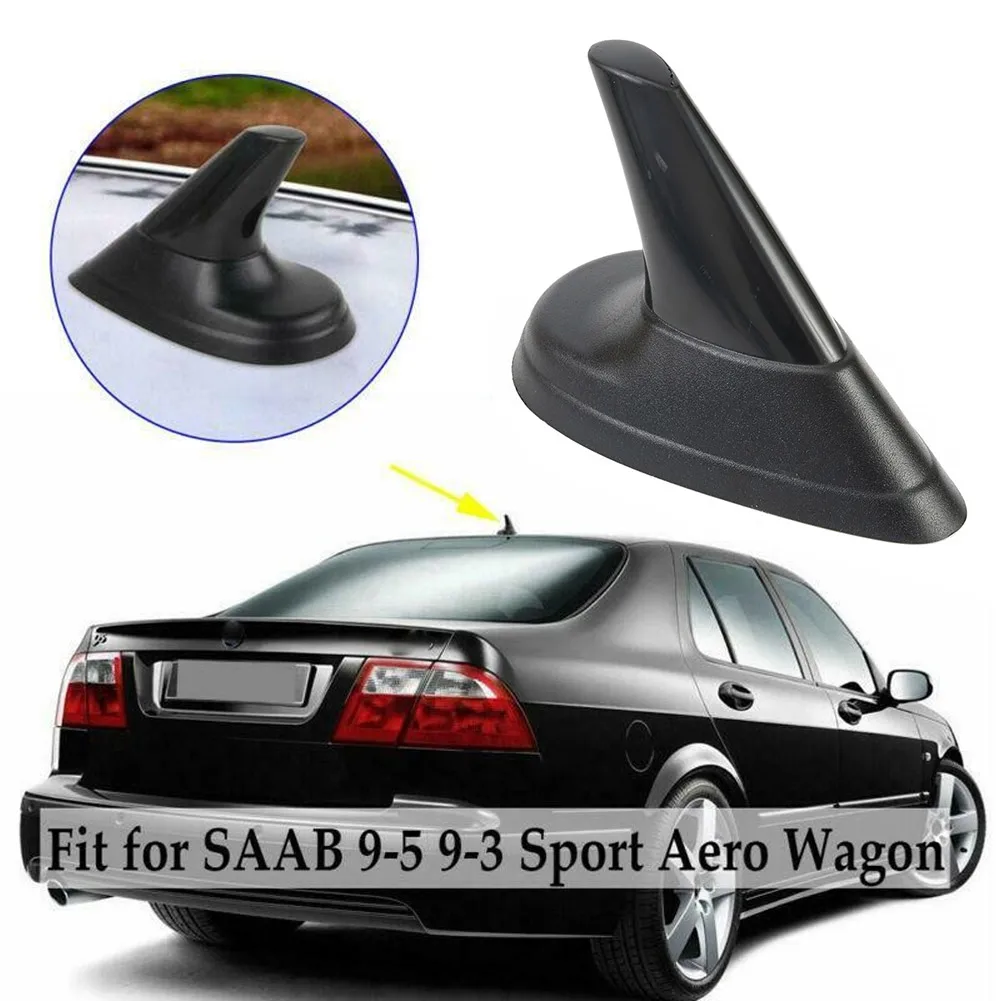 1 Pc Car Virtual False Antenna Black ABS Plastic Appearance Finned Aerial False Antenna Fits SAAB 9 3 9 5 93 95 Car Parts