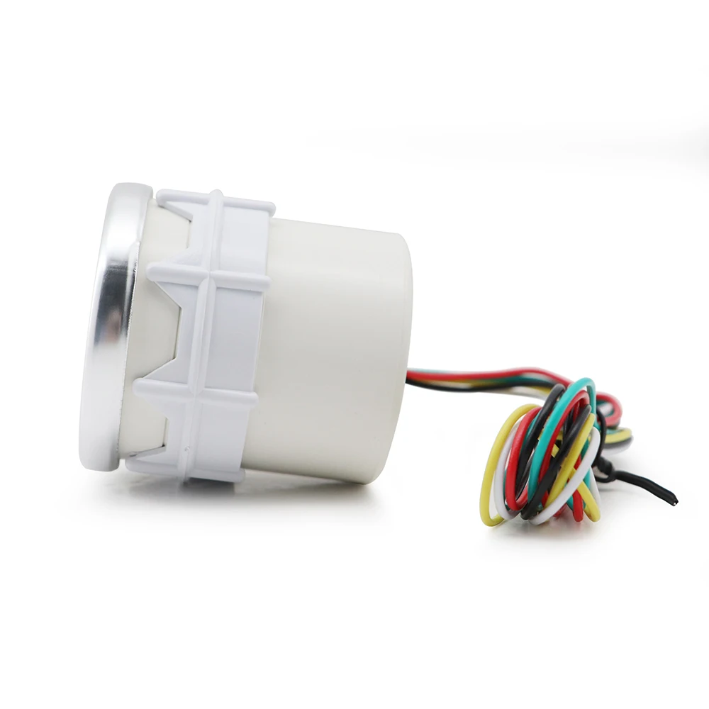 Boost/Water Temp/Oil Temp/Oil Press/Voltage/Tachometer/Air Fuel Ratio/EGT Gauge 52mm Analog LED White Case+ 52MM Gauge Pods
