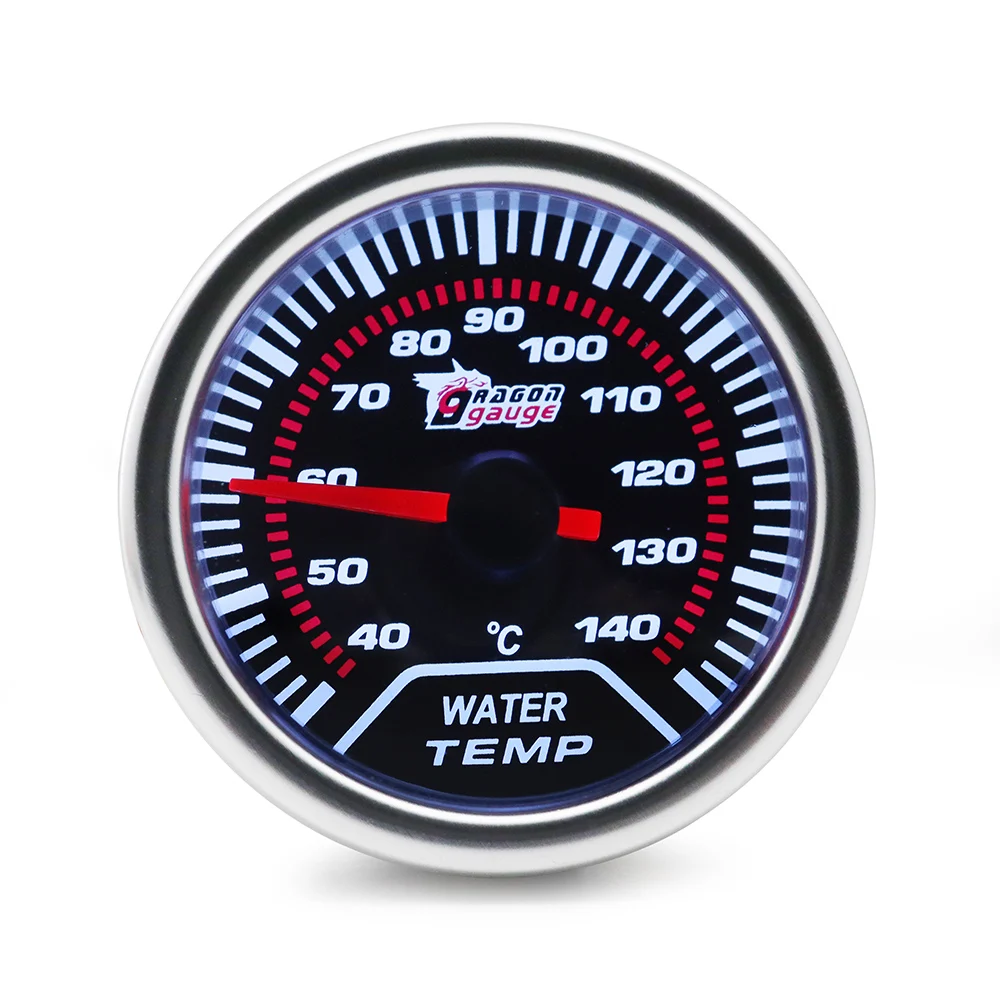 Boost/Water Temp/Oil Temp/Oil Press/Voltage/Tachometer/Air Fuel Ratio/EGT Gauge 52mm Analog LED White Case+ 52MM Gauge Pods