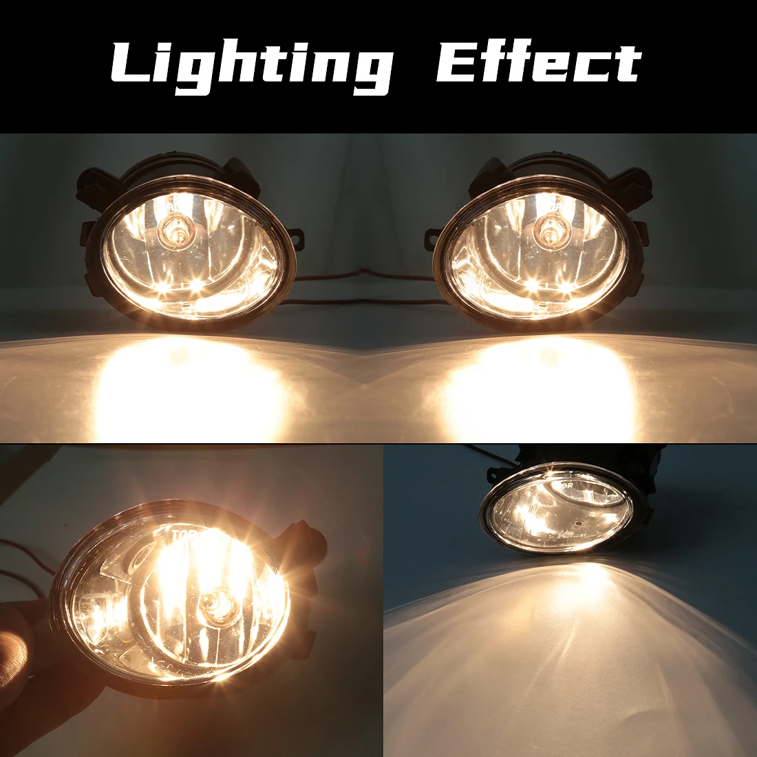For BMW E39 M5 2001 2002 2003 E46 3 Series M3 2002 2003 2004 2005 2006 Fog Lights Headlight Front Driving Lamp Halogen LED Bulbs