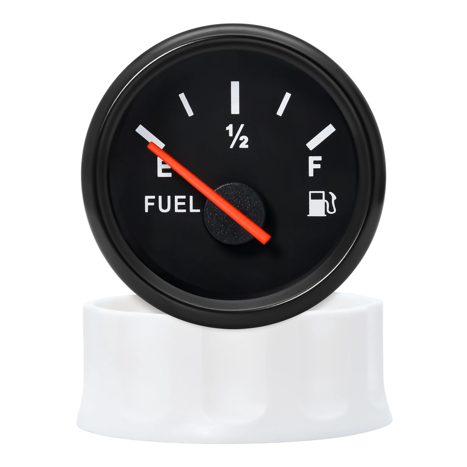 100-500mm Stainless Steel Marine Fuel Level Gauge Sensor Fit Boat Car Fuel Level Gauge Meter 0-190ohm with Red Backlight 9-32V