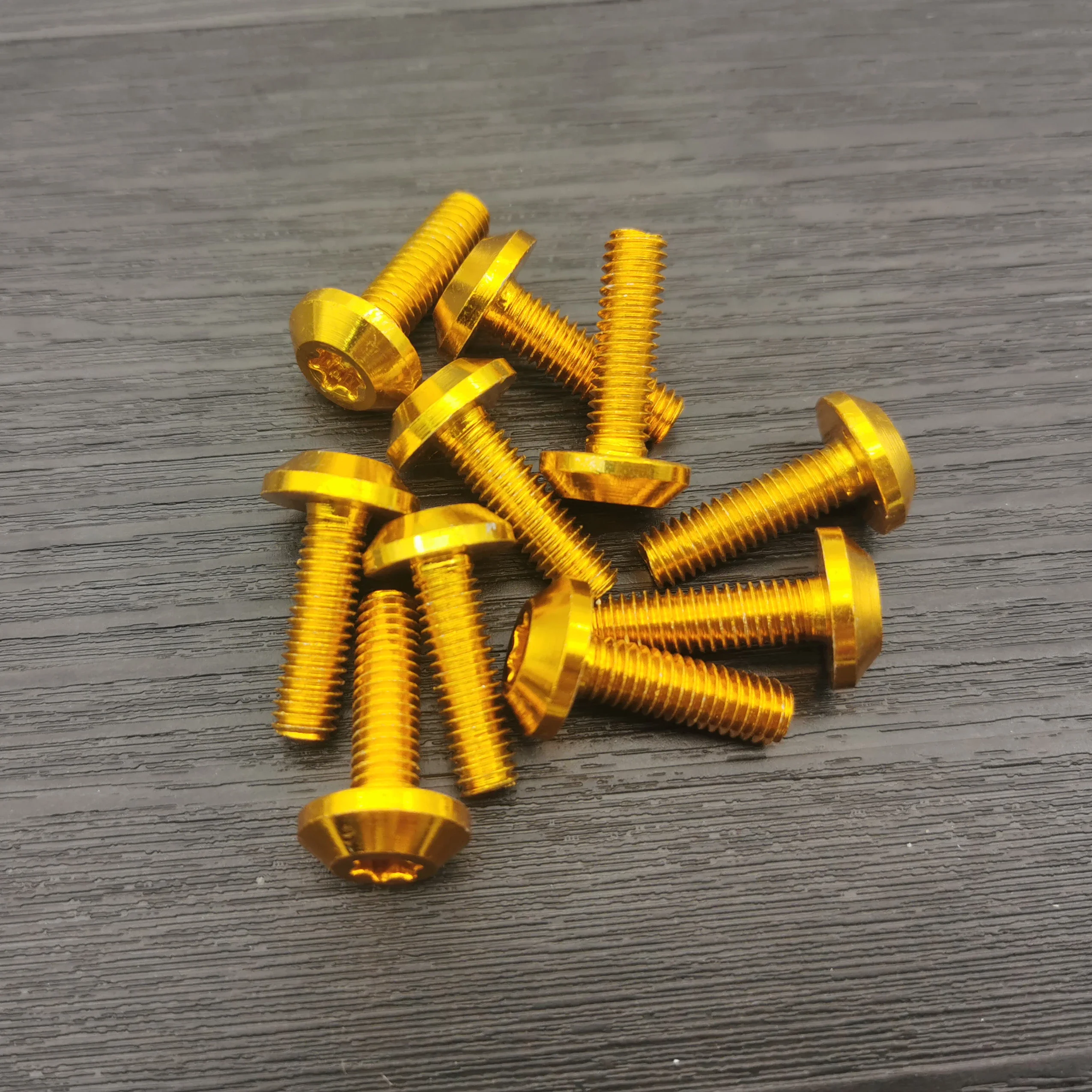 10pcs Bolts Screw Black Aluminum Adornment M6 X 20mm M5 X 16mm Motorcycle Red Anodized 25mm Bolts Red Screws M6 M5 Cap Head