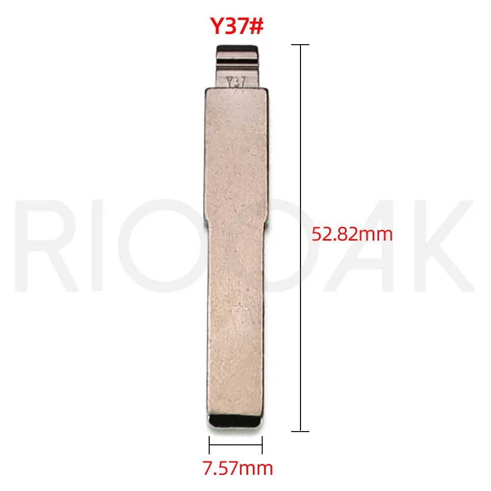 10pcs Replacement Remote Key Blade Y37 Blade KD VVDI Uncut Flip Blank SIP22 #157 For Fiat Punto Ducato Stilo Panda Idea