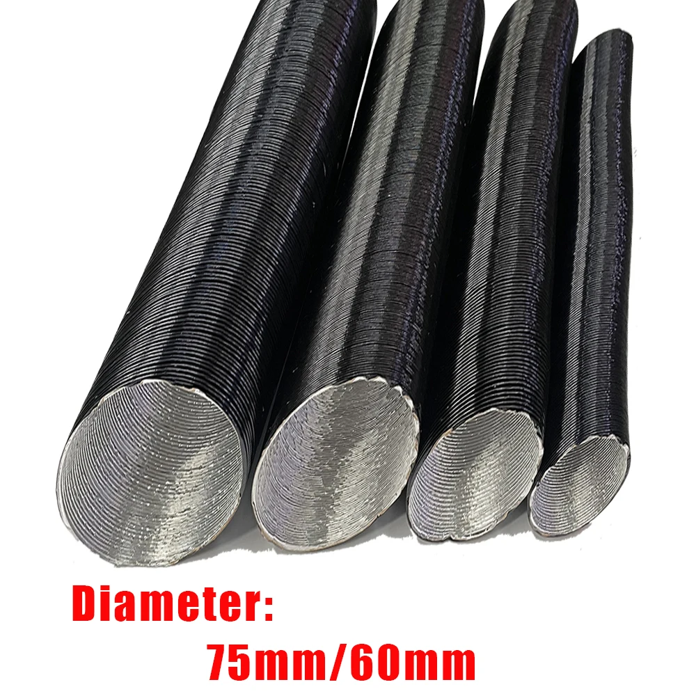 1PCS 25mm 42mm 60mm 75mm 90mm Diameter Air Diesel Parking Heater Duct Pipe Tube Hose For Webasto Eberspacher Car Camper