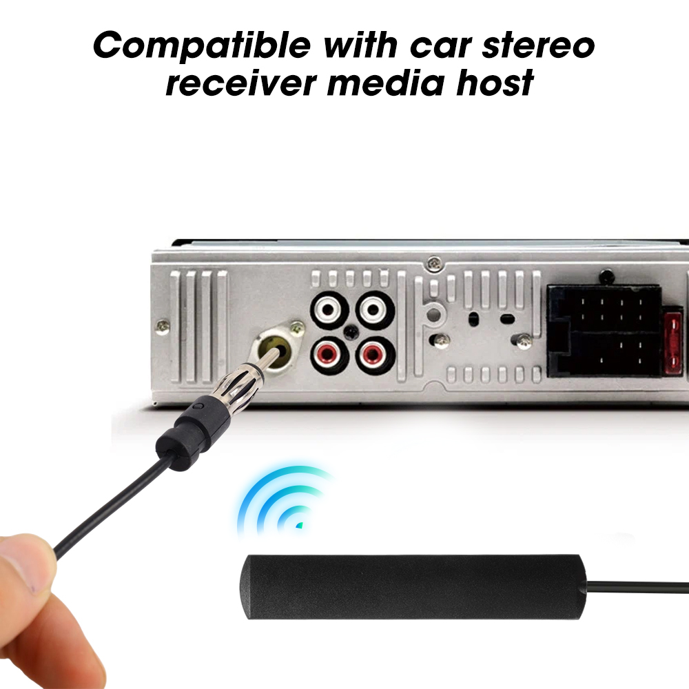 Universal Car Electronic Radio Antenna 5/3m Car AM FM Radio Antenna Signal Amplifier Booster Antena Booster 12V