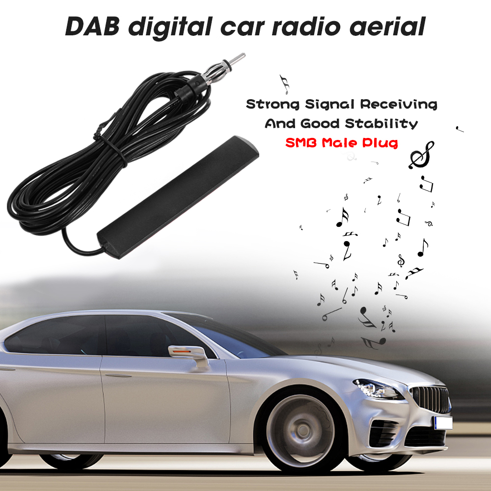Universal Car Electronic Radio Antenna 5/3m Car AM FM Radio Antenna Signal Amplifier Booster Antena Booster 12V