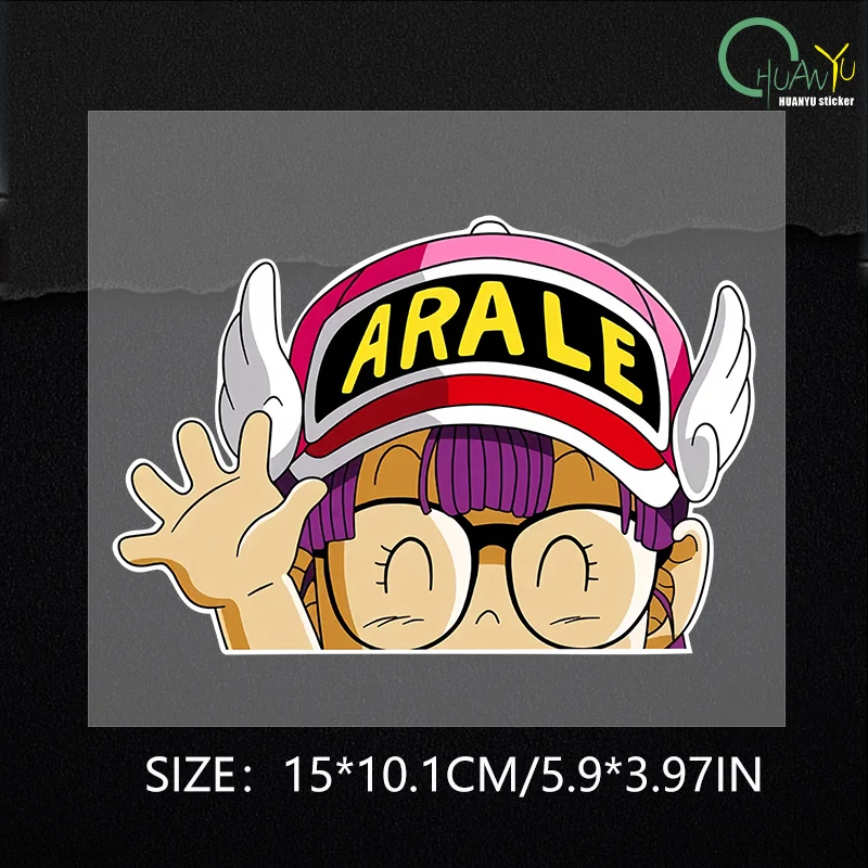 for Arale Fine Decal Vinyl Car Sticker Body Car Bumper Truck Camper Waterproof Sunscreen Decals Custom Printing