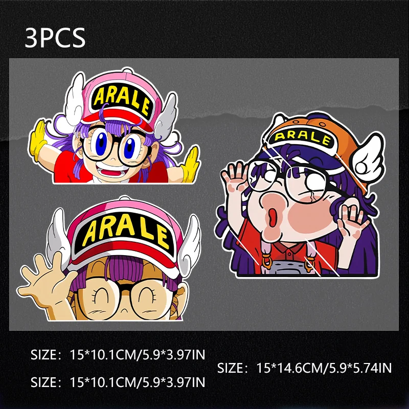 for Arale Fine Decal Vinyl Car Sticker Body Car Bumper Truck Camper Waterproof Sunscreen Decals Custom Printing