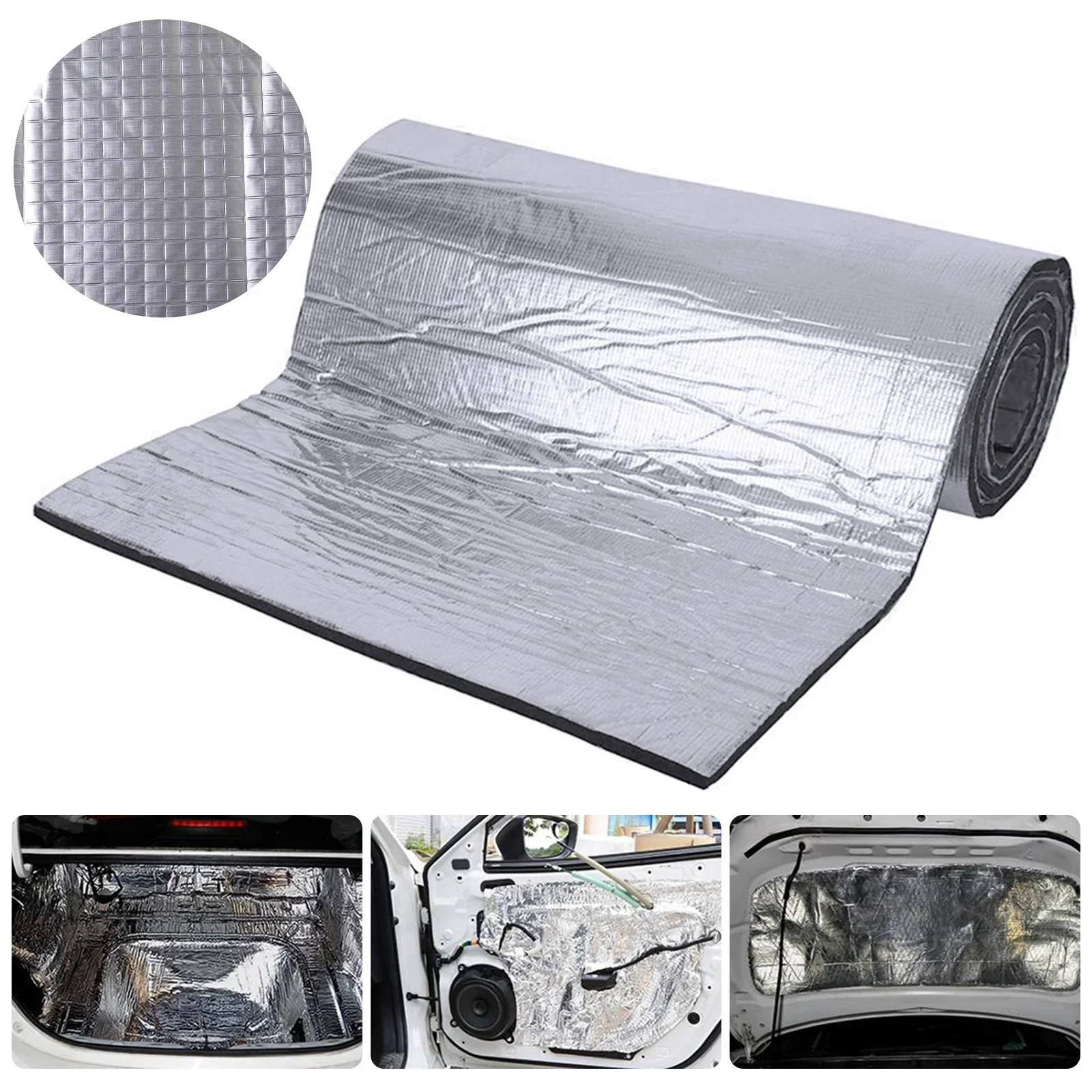 Sound Deadener Mat Auto Acoustic Thermal Mat Sound Proof Wall Panels Car Deadening Noise Insulation Mats for Car 5/10mm 200x50cm