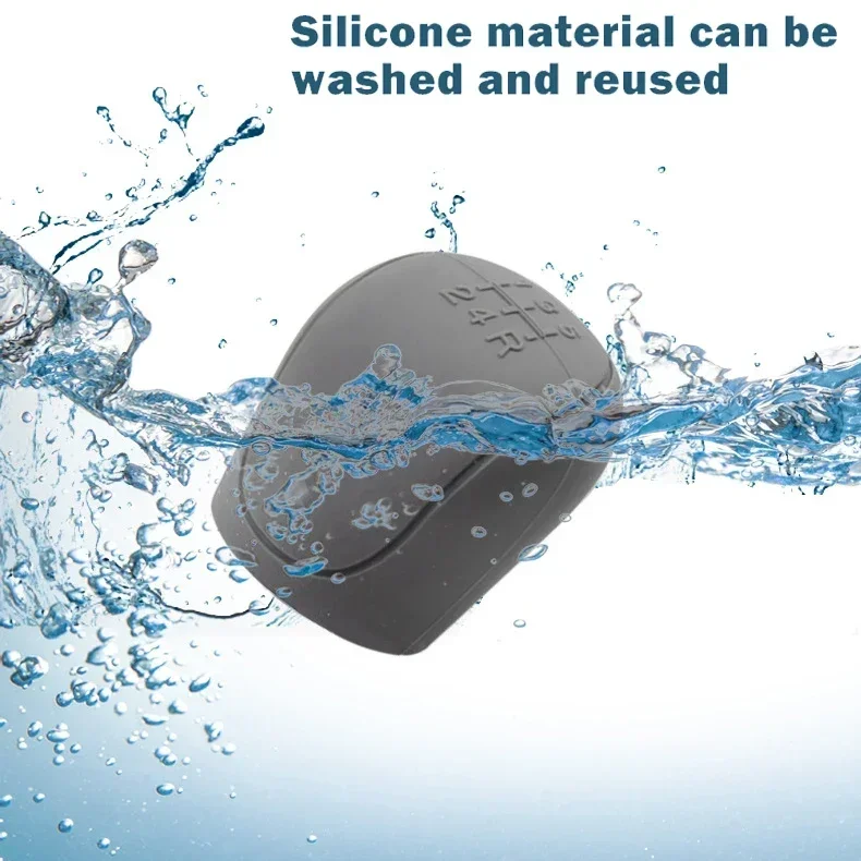 Car Manual Gear Shift Knob Cover Silicone Anti-slip Grip Covers Manual Handle Silicone Protection Auto Interior Accessories