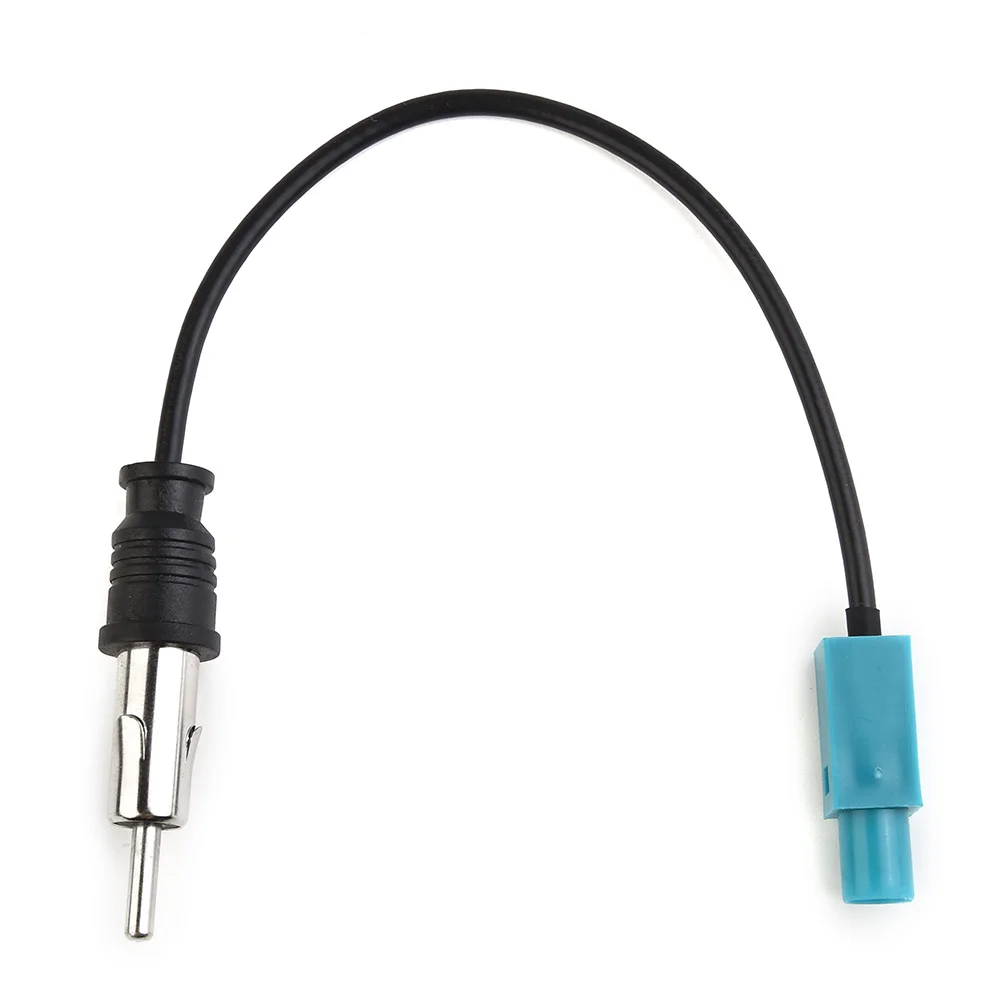 Universal Car FM AM Stereo Radio Antenna Adapters Cable Fakra-Z Male To DIN Plug 15cm FM/AM Aerial To DIN Car Replacement Parts