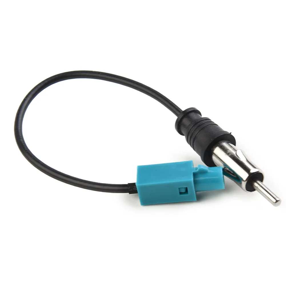 Universal Car FM AM Stereo Radio Antenna Adapters Cable Fakra-Z Male To DIN Plug 15cm FM/AM Aerial To DIN Car Replacement Parts