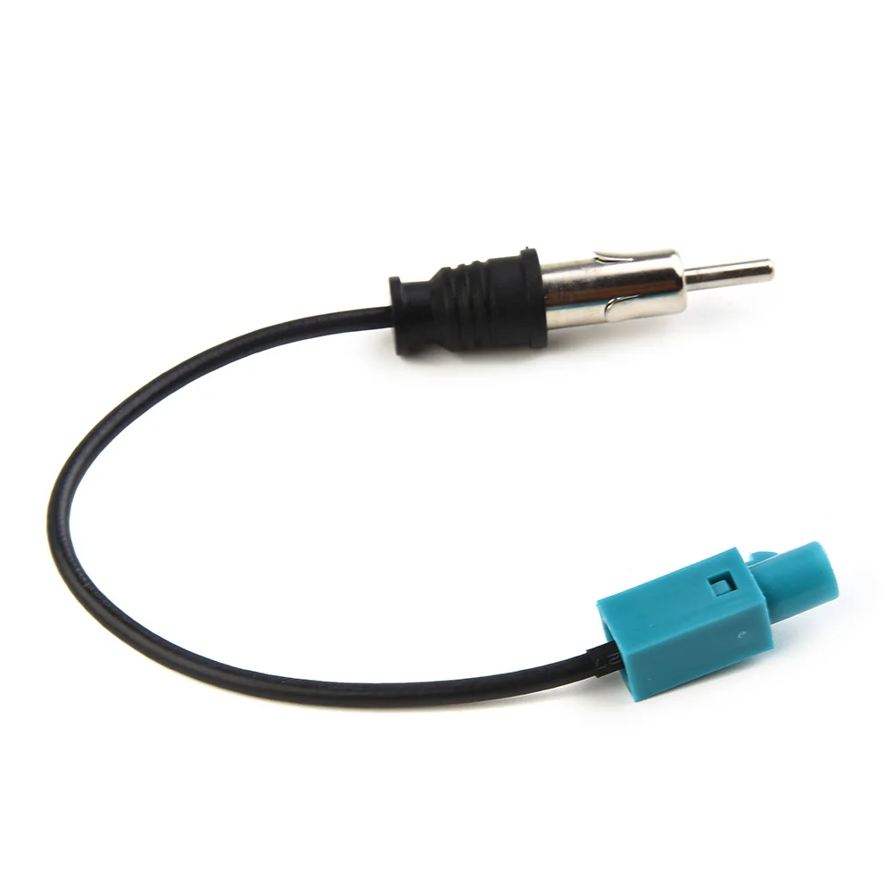 Universal Car FM AM Stereo Radio Antenna Adapters Cable Fakra-Z Male To DIN Plug 15cm FM/AM Aerial To DIN Car Replacement Parts