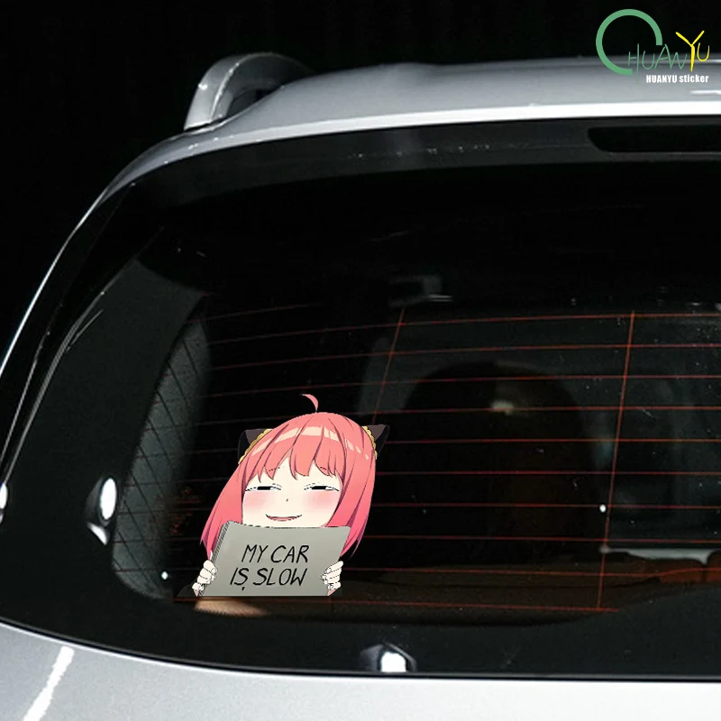 Ania Fujie Spies' Homecoming Head Facial Bag Body Door Sticker anime Creative Reflective Sticker