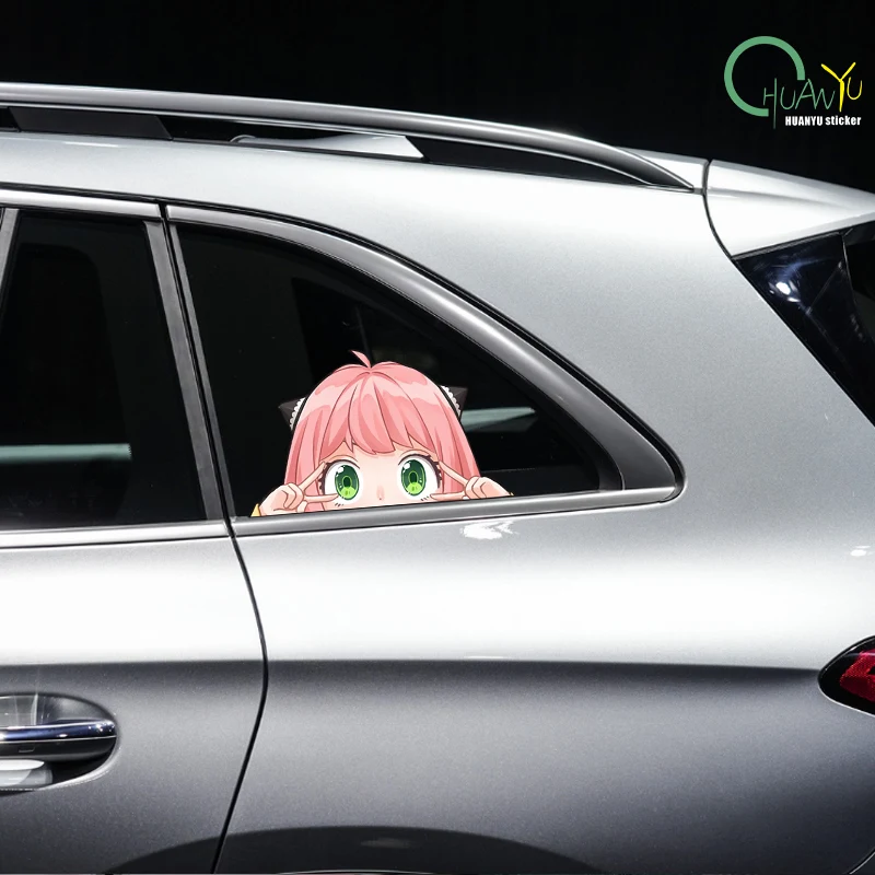 Ania Fujie Spies' Homecoming Head Facial Bag Body Door Sticker anime Creative Reflective Sticker