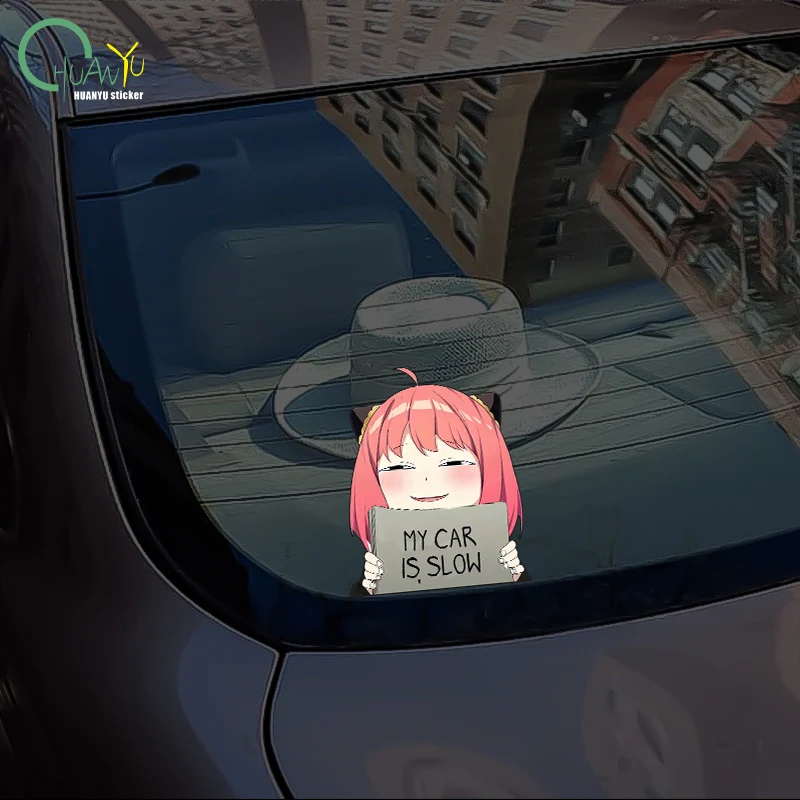 Ania Fujie Spies' Homecoming Head Facial Bag Body Door Sticker anime Creative Reflective Sticker