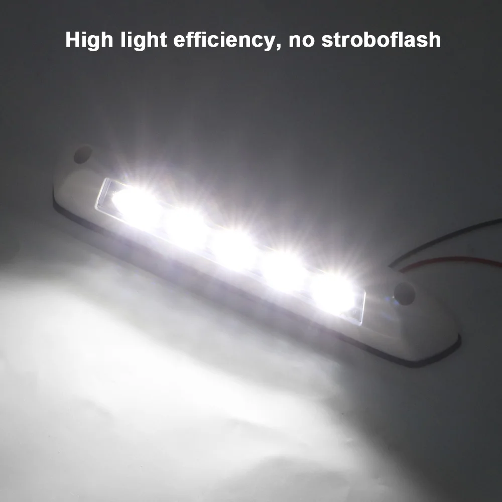 RV Van Trailer Exterior Lamp 12V/24V Waterproof LED Awning Porch Light Caravan Interior Wall Lamps