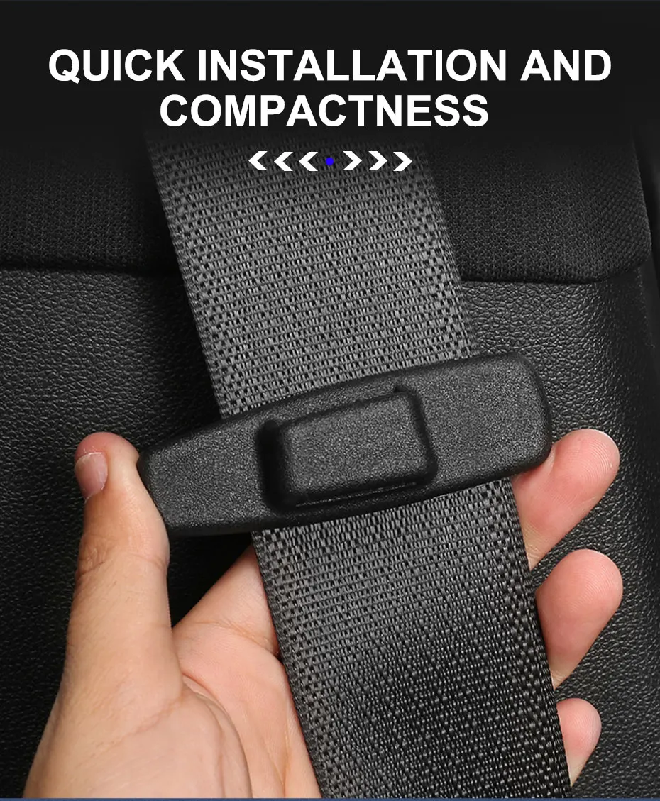SEAMETAL 2pcs Car Seat Belt Holder Clip ABS Safety Belt Clip Prevent Falling Universal Seat Belt Accessories Stay in Position