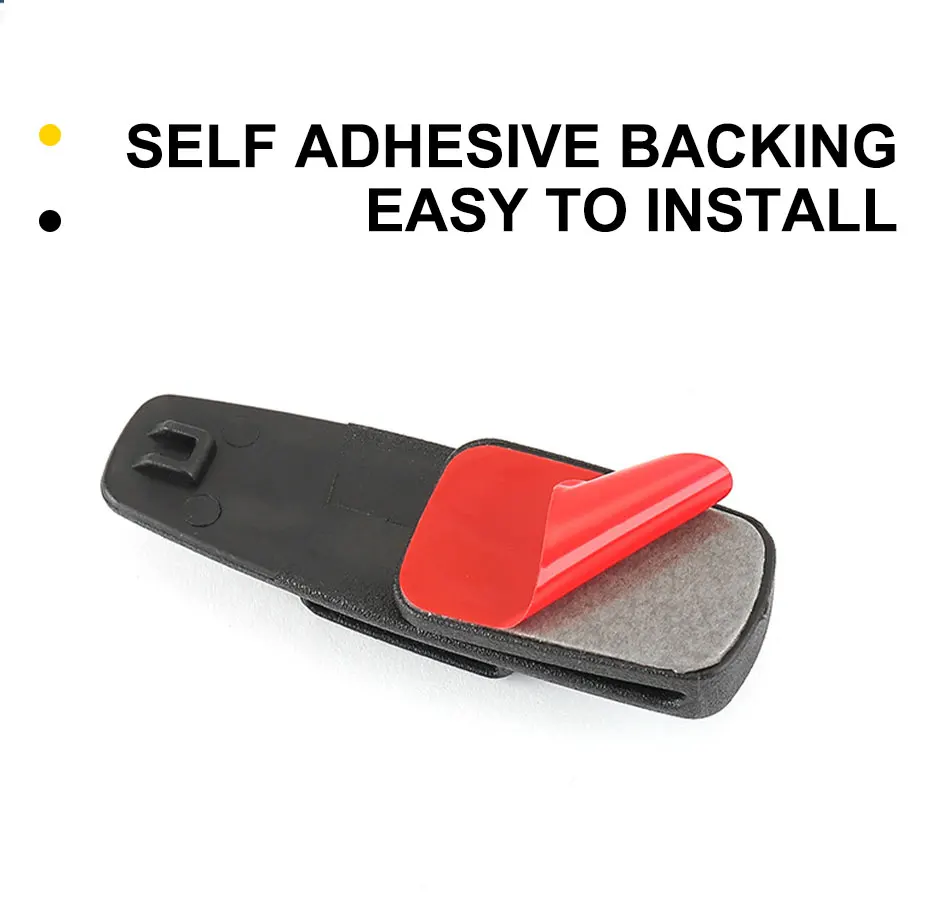 SEAMETAL 2pcs Car Seat Belt Holder Clip ABS Safety Belt Clip Prevent Falling Universal Seat Belt Accessories Stay in Position