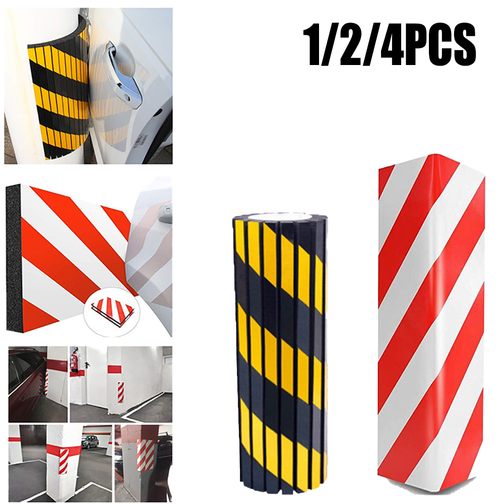 4PCS Garage Wall Protector Foam Edge Corner Cars Anti-collision Sticker Garage Columns Anti Scratch Auto Door Bumper Protectors