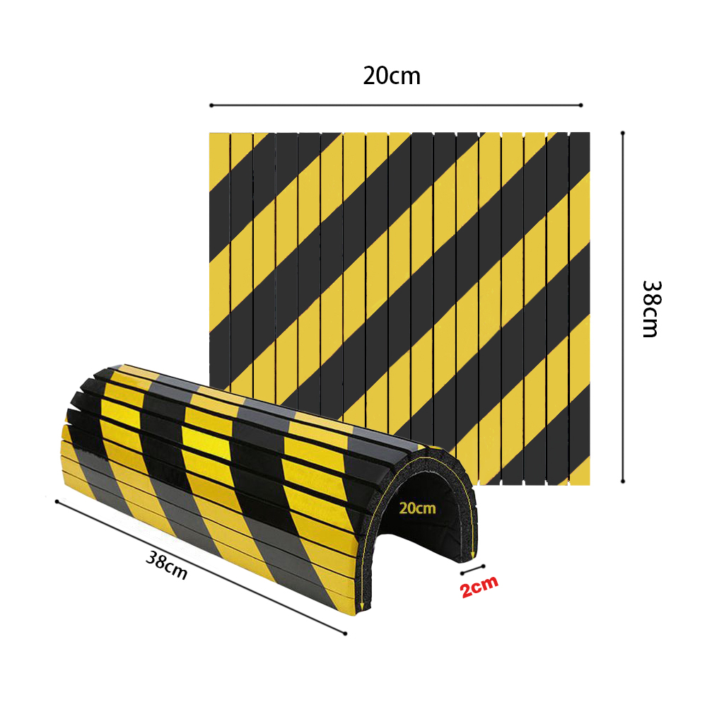 4PCS Garage Wall Protector Foam Edge Corner Cars Anti-collision Sticker Garage Columns Anti Scratch Auto Door Bumper Protectors