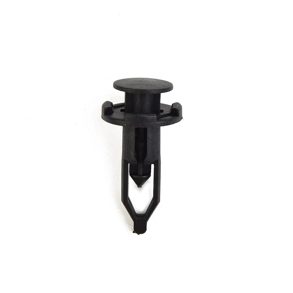 100pcs 9mm Car Bumper Rear Cover Push-type Clamp Black Plastic Fixed Clip Fasteners For Toyota 52161-16010