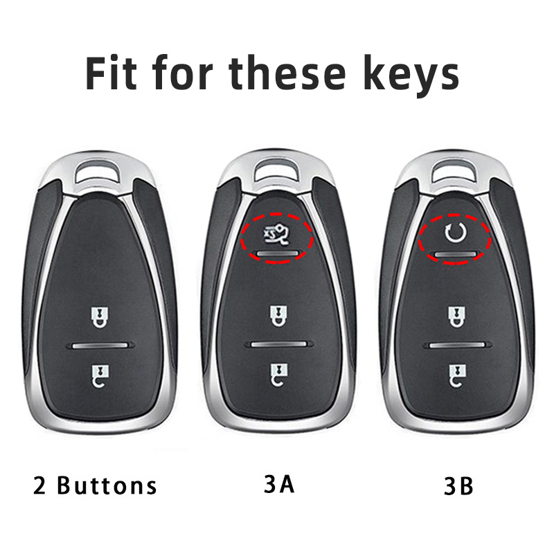 For Chevrolet Malibu Blazer Traverse Seeker Onix Equino Volt Bolt Trax Orlando Cruze Spark Sonic Camaro TPU Car Key Case Cover