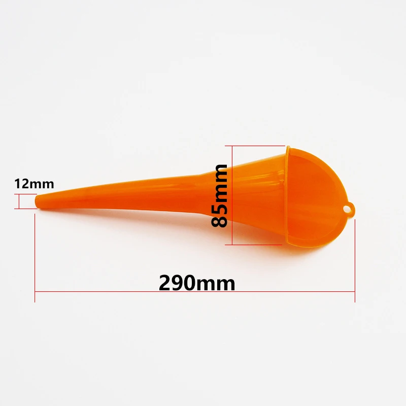 Car Long Mouth Oil Funnel Anti-splash Gasoline Oil Fuel Filling Tool Plastic Engine Funnel Motorcycle Refueling Auto Accessories