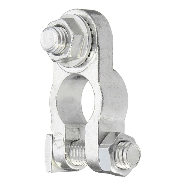 Battery Terminal Clamp Clip Connector 2Pcs Zinc Alloy Positive &Negative Pole Car Battery Terminal Clamp Clip Batteries Access