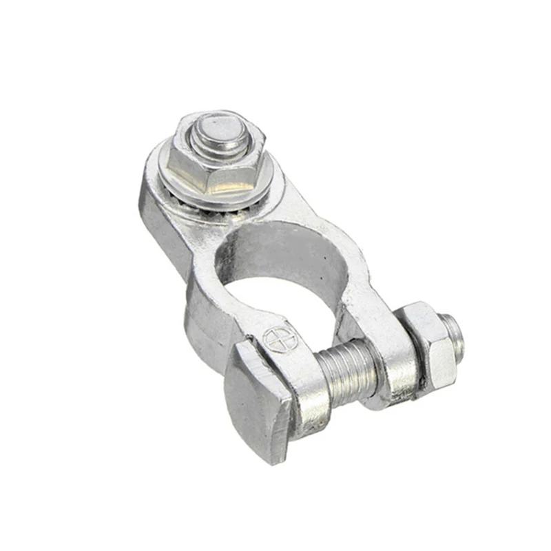 Battery Terminal Clamp Clip Connector 2Pcs Zinc Alloy Positive &Negative Pole Car Battery Terminal Clamp Clip Batteries Access