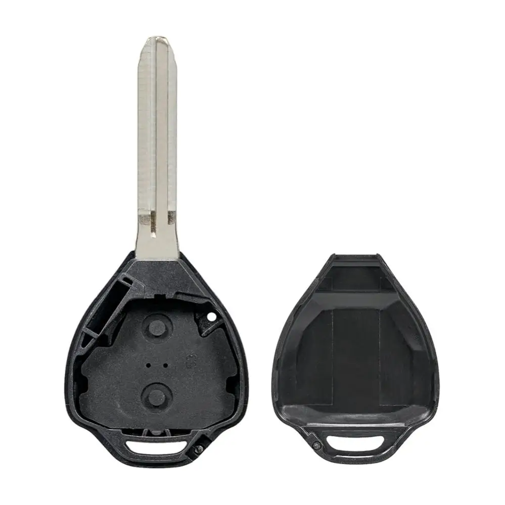 2 Buttons Car Remote Key Shell Case Smart Key Car Case Replacement Keyless Entry Transmitter Shell Fit for Toyota Corolla RAV4