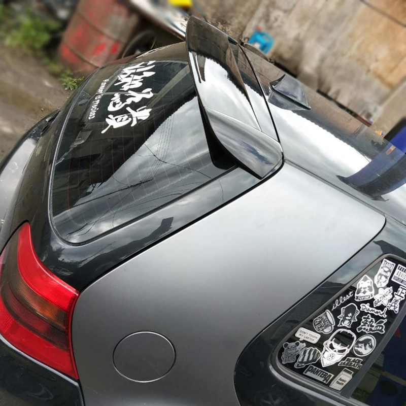 For Volkswagen VW GOLF 4 Roof Spoiler 1998-2004 Mk4 ABS Material Unpainted Color Rear Trunk Lip Spoiler Wing