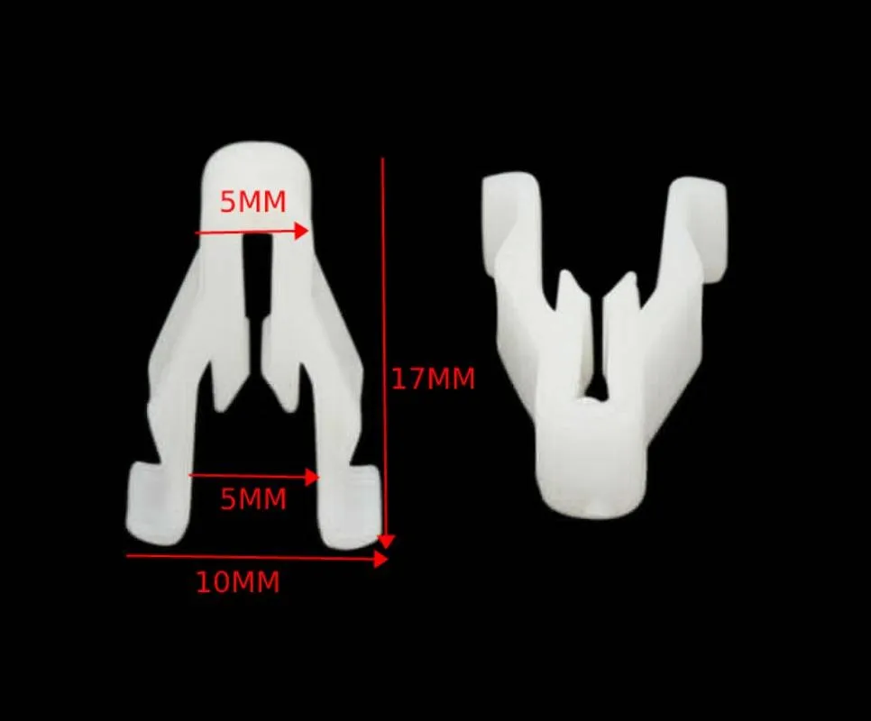 30pcs Car White Plastic Nylon Switch Bezel Clip For Toyota For 4 Runner For Lexus For Highlander CT200h GS350 GS450h I 50 LS460