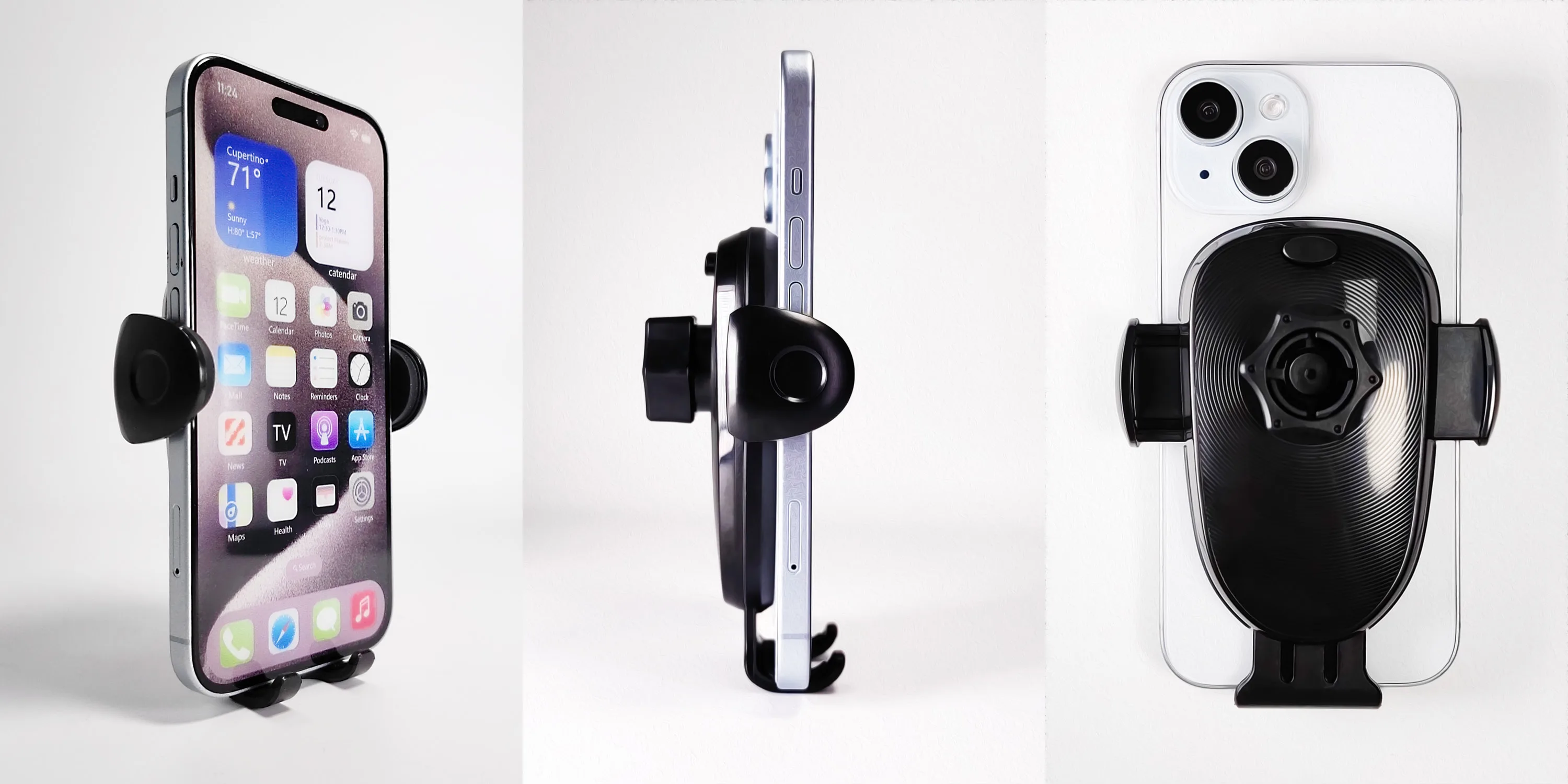 Car Phone Holder For Nissan Qashqai j10 2013 2012 2011 2010 2009 2008 Fixed Bracket Base Special Wireless Charging Phone Mounts