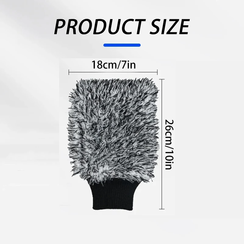 Car Wash Microfiber Wheels Brush Non-Slip Ultra Soft Car Cleaning Gloves Mitt Car Wheel Spokes Brushes Car Accessories