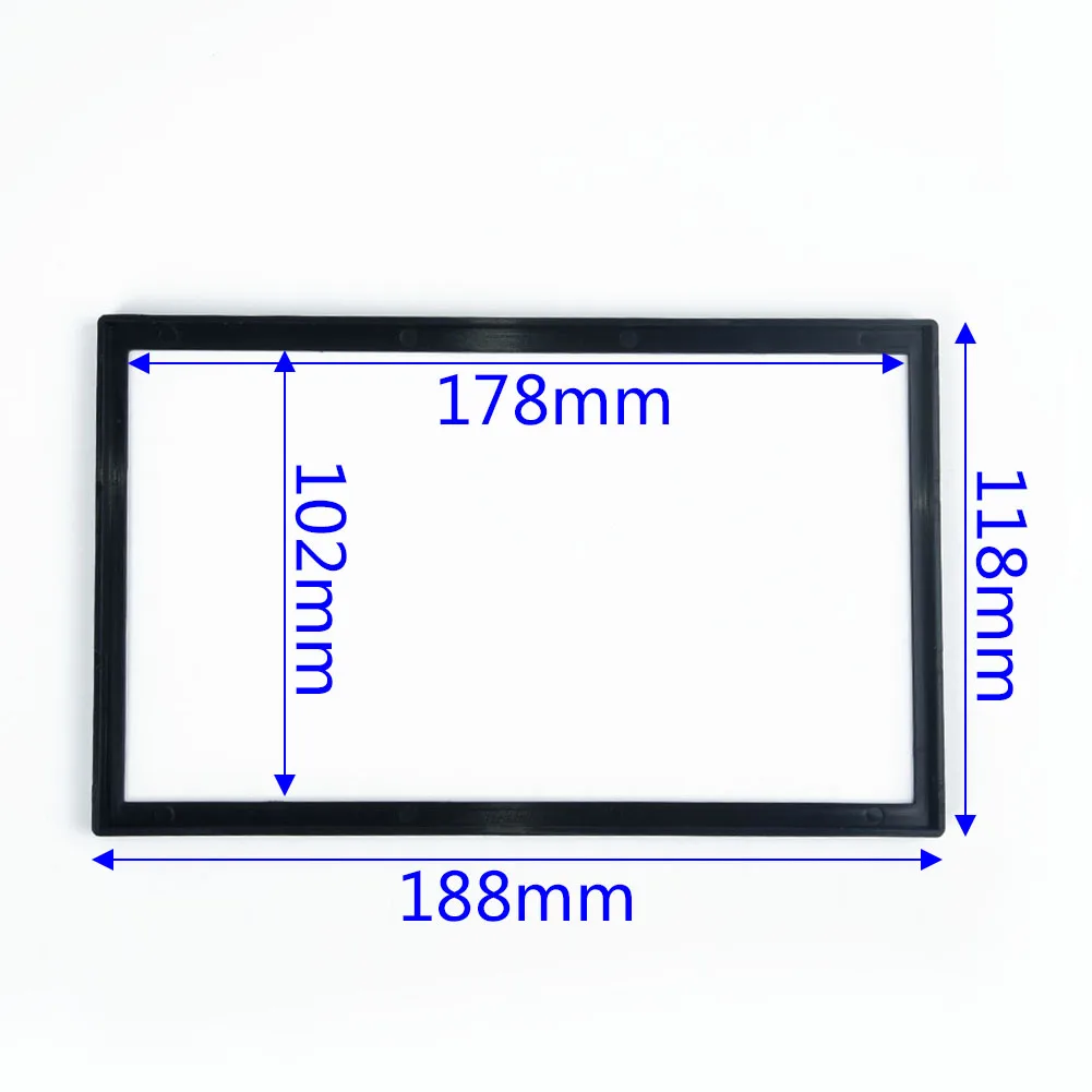 1PC DVD Mounting Frame 2 Din Hardware Car Stereo Radio Fascia Frame Automotive Universal Radio Player Box Accessories