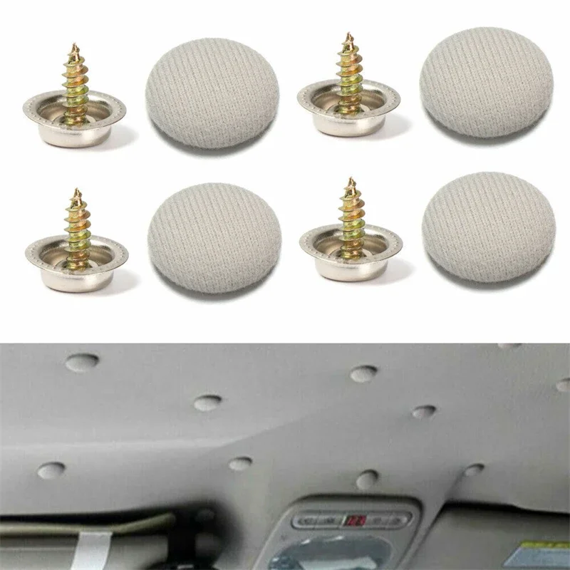 60 Pcs Car Roof Fasteners Roof Cloth Fall Off Repair Buckle Roof Cloth Drooping Fixed Buckle Car Interior Ceiling Flannel