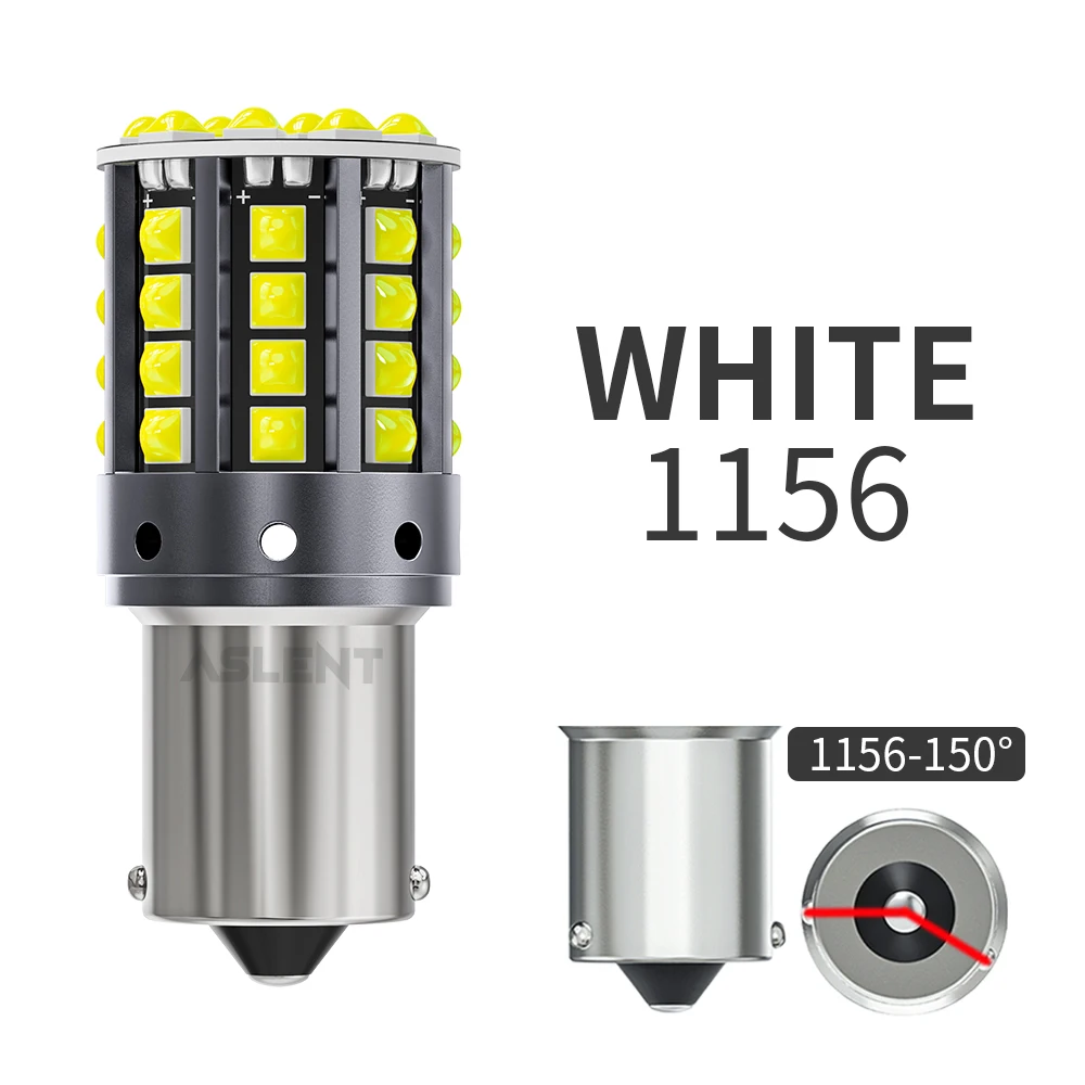 2x 1157 BAY15D P21/5W 1156 BA15S P21W BAU15S PY21W LED 95% Canbus 44SMD 7440 7443 W21W T20 Turn Signal Reverse Brake Light Bulb