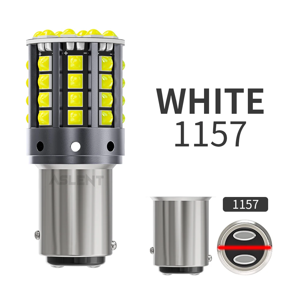 2x 1157 BAY15D P21/5W 1156 BA15S P21W BAU15S PY21W LED 95% Canbus 44SMD 7440 7443 W21W T20 Turn Signal Reverse Brake Light Bulb