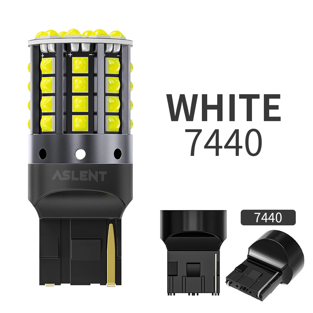 2x 1157 BAY15D P21/5W 1156 BA15S P21W BAU15S PY21W LED 95% Canbus 44SMD 7440 7443 W21W T20 Turn Signal Reverse Brake Light Bulb